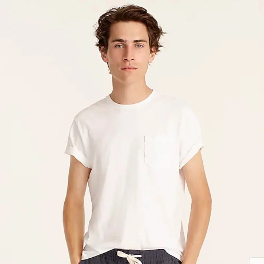 J Crew Broken-in short-sleeve pocket T-shirt item Ah920